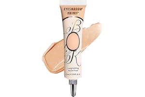 QIUFSSE Eyeshadow Primer Base Medium Matte Eye Primer Evenly Colored Liquid Eyeshadow Primer,Long-lasting Moisture Eye Primer for Mature Eyes-Medium
