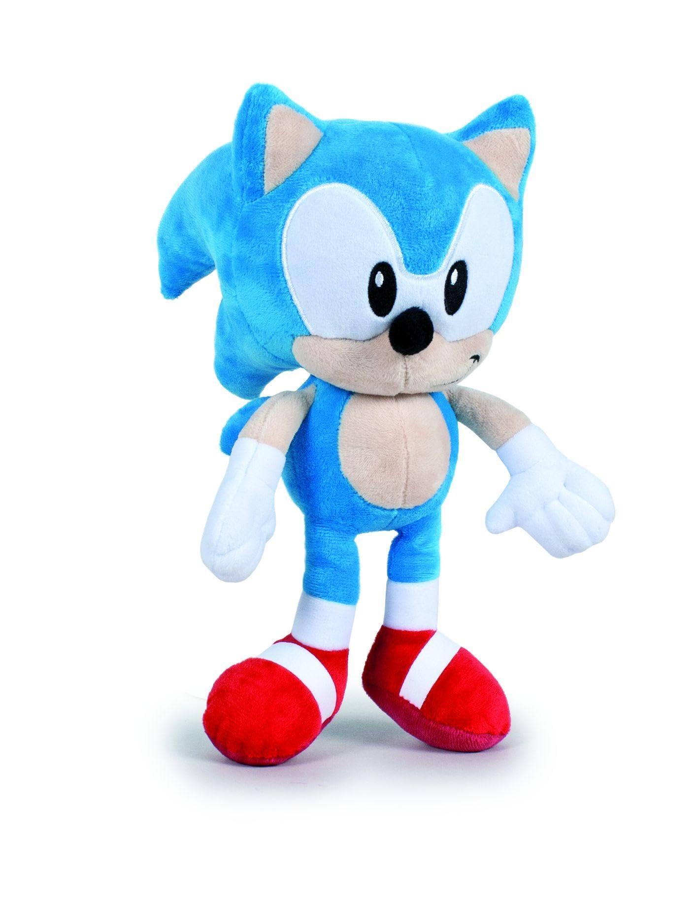 Sonic The Hedgehog - SEGA - Sonic Soft Toy - Measures 30 cm - Colour: Blue