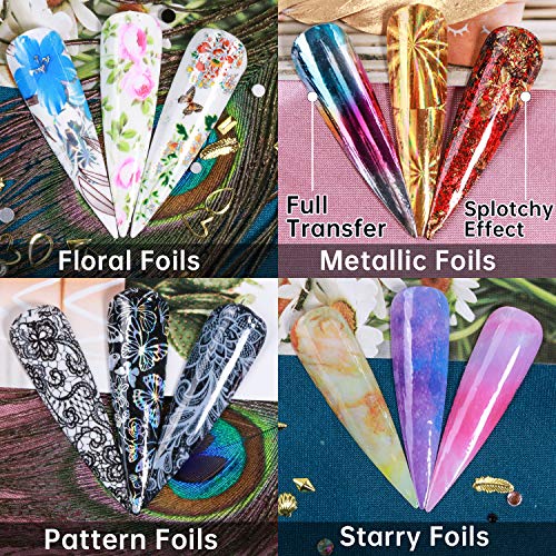 Nail Foil Glue Gel for Foil Art Stickers Strong Adhesion Nail Complete Transfer Metallic Floral Available 15ml1 Bottles Soak Off UV LED LAMP Required Tips Festive Party Manicure DIY