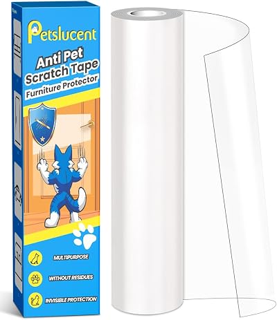 Petslucent Door Protector Anti Scratch Tape Clear Self Adhesive 20cm x 3m