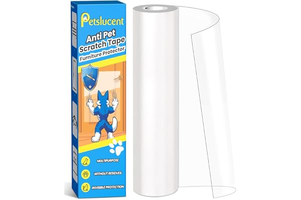 Cat Scratch Furniture Protector: Couch Protectors from Cat Scratching - Adhesive Single Side Furniture Protectors from Cats S