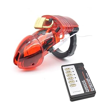 Loveusexy Electrio Schock Peniskäfig Keuschheitskäfig, Männer Locking Penis Keuschheit Käfige Cock Cage Fetisch SM Spielzeug 