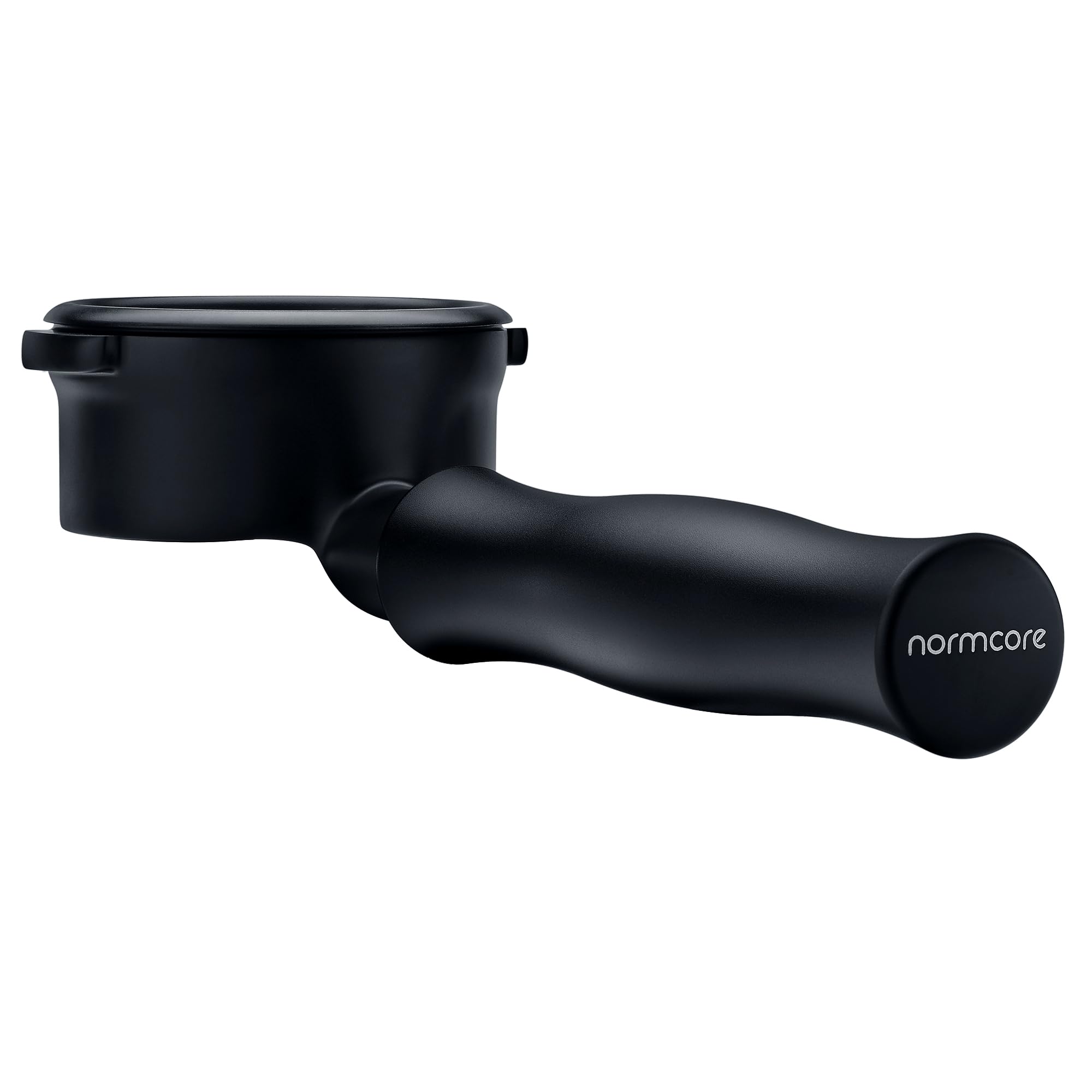 Photo 1 of Normcore 58mm Bottomless Naked Portafilter Fits Breville Dual Boiler BES900XL, BES920XL, BES980XL, BES990BSS, Titanium PVD Coating Head with Black Anodized Aluminum Handle, 18g Filter Basket Included