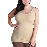 NIKIBIKI Women Seamless Premium Classic Tank Top, Made in U.S.A, Plus Size