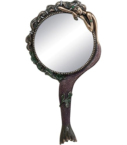 Amazon.com: Zeckos SPI Aluminum Frame Mermaid Round Mirror