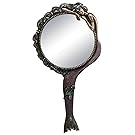 Art Nouveau Collectible Mermaid Hand Mirror Nymph Decoration