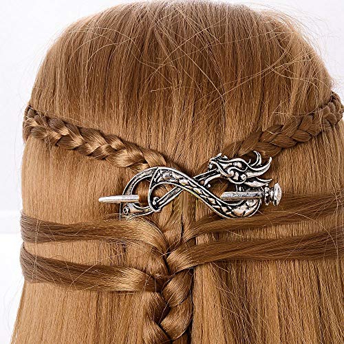 Norse Celtic Wedding Hair Accessories Viking Antique Silver