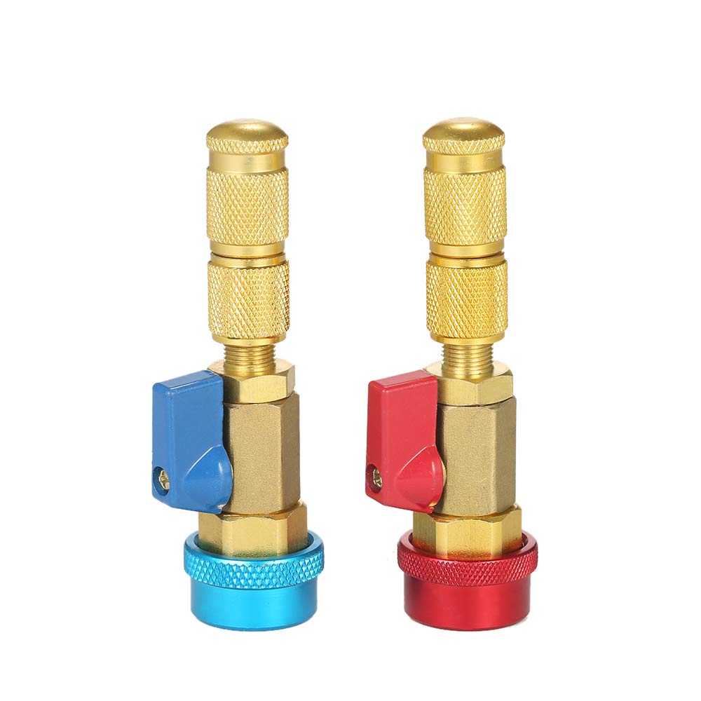 Decdeal 2pcs Air Conditioning R134A Valve Core Quick Amazon.in