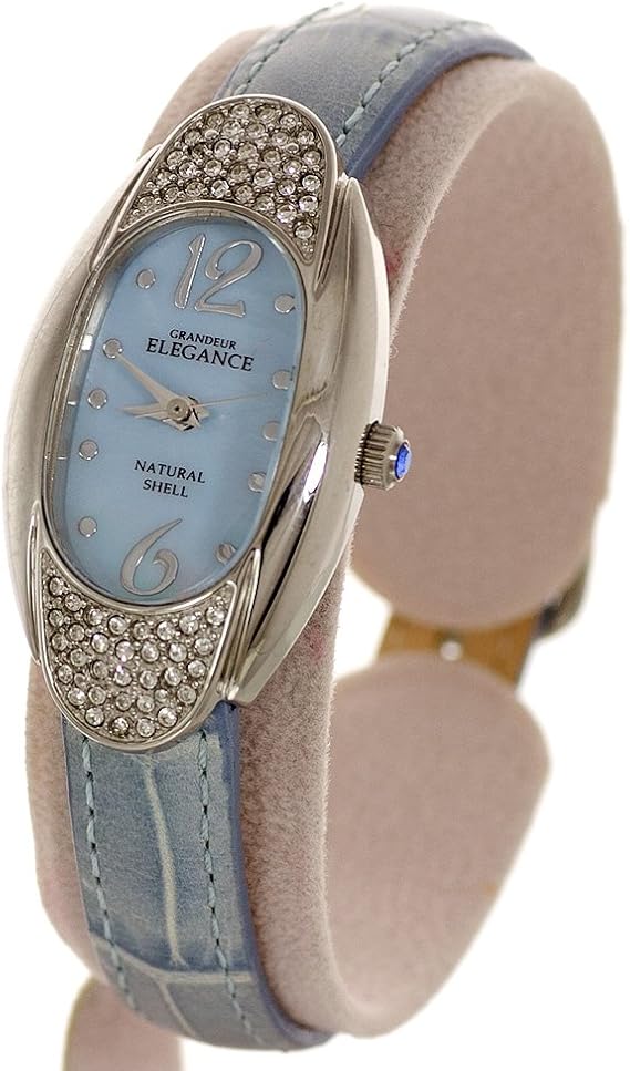 Amazon デバリエ W8 4 誕生日プレゼント 女性 彼女 人気 母 母の日のプレゼントお返し 腕時計 レディース ブルー 母 贈り物 ファッションウオッチ 誕生日 ギフト 本革 クリスタル レザー レディース腕時計 腕時計 通販