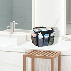 F-color Mesh Shower Caddy Portable, 8.3" Deeper