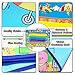 KULARIWORLD Pool Floats Inflatable Floatie Tube for Adult Kids Size Glitter Rainbow Funny Mermaid Swimming Pool