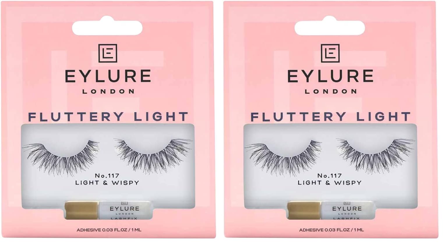 Eylure Fluttery Light No. 117 False Lashes (Pack of 2)
