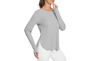 baleaf Women's UPF 50+ UV Protection Long Sleeve Workout Tops Sun Shirt Rash Guard Quick Dry Lightweight Hiking Clothes