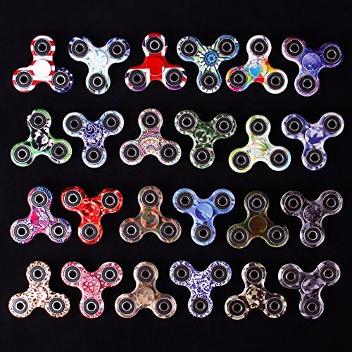 PUTAOINFO 50pcs Camouflage Flower Printing Hand Spinner Wholesale EDC Finger Spinner Desk Focus Toy