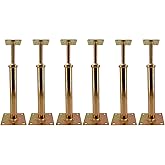 ASTAMOTOR 6 PCS House Floor Jacks Post Pole for Leveling, 11" - 16" Height Range, 6 ton Min and Max Height Capacity, Galvanized, 6 Pack