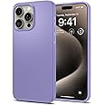 Spigen Thin Fit Designed for iPhone 15 Pro Max Case (2023) [Hard Shell] [Military-Grade Protection] - Iris Purple