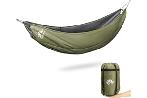 Night Cat Hammock Underquilts Sleeping Bag Single Insulated Under Blanket for Hammock 4 Seasons Lightweight Soft Warm 5-20℃ D