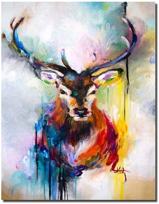 Pintura Al Oleo Pintada A Mano Sobre Lienzo Pinturas De Animales