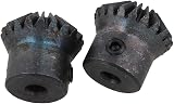 SGerste 45 Steel 20 Teeth 5mm Bore Tapered Bevel Gear Wheel Pack of 2 view 3