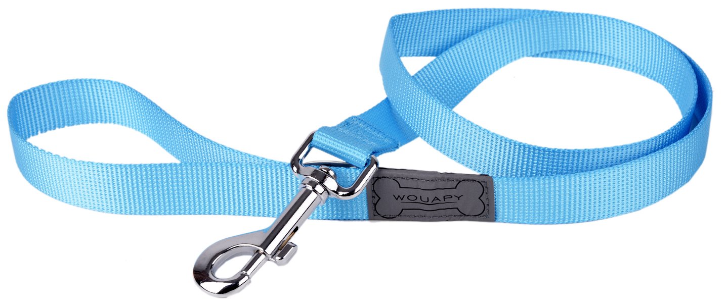 Wouapy Basic Line 3 Positions Lead for Dog, 25 mm/2 m, Blue — image 1