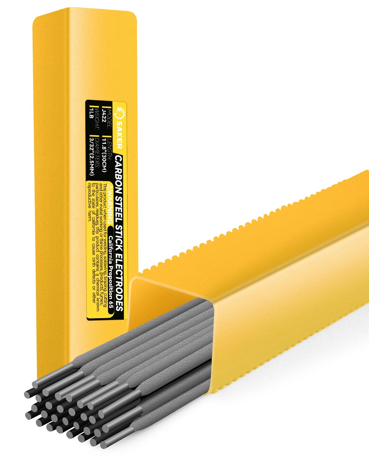 Saker E6013 Welding Rod 3/32'' 1-Pound Carbon Steel