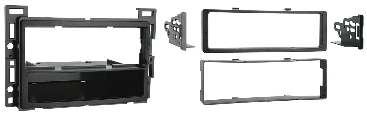 Metra Single DIN Dash Installation Kit for 2010-Up Select GM/Pontiac/Saturn Vehicles (Silver)