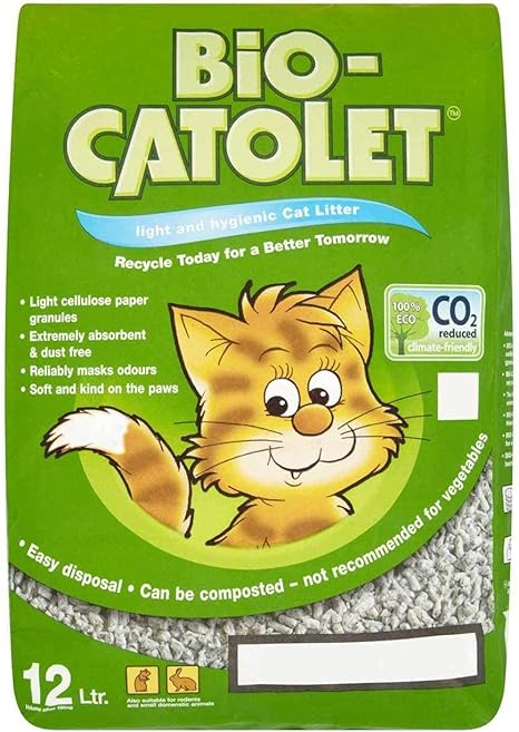 Bio Catolet Litiere Pour Chat Doux Et Hygienique 12 L Amazon Fr Animalerie