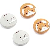 GeekShare Thumb Grip Caps Compatible with Switch/OLED/Switch Lite, 4PCS Cute Silicone Joystick Cover - Team Timothy Design