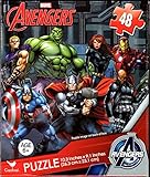 Avengers 48 Piece Jigsaw Puzzle CAPTAIN AMERICA, HULK, THOR, BLACK WIDOW, HAWKEYE, IRON MAN and NICK FURY