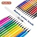 Shuttle Art 52 Pack Real Watercolor Brush Pens, 50 Colors Watercolor Brush Markers with 2 Water Brush Pen,Soft Flexible Tip Perfect for Adult Coloring Books, Manga, Comic, Calligraphy