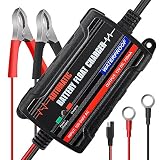MICTUNING 6V 12V 750mA Intelligent Fully Automatic Battery Float Charger Maintainer