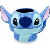 Disney Lilo & Stitch 3D Sculpted Ceramic Mug | Large 20-Ounce Coffee Cup For Espresso, Tea