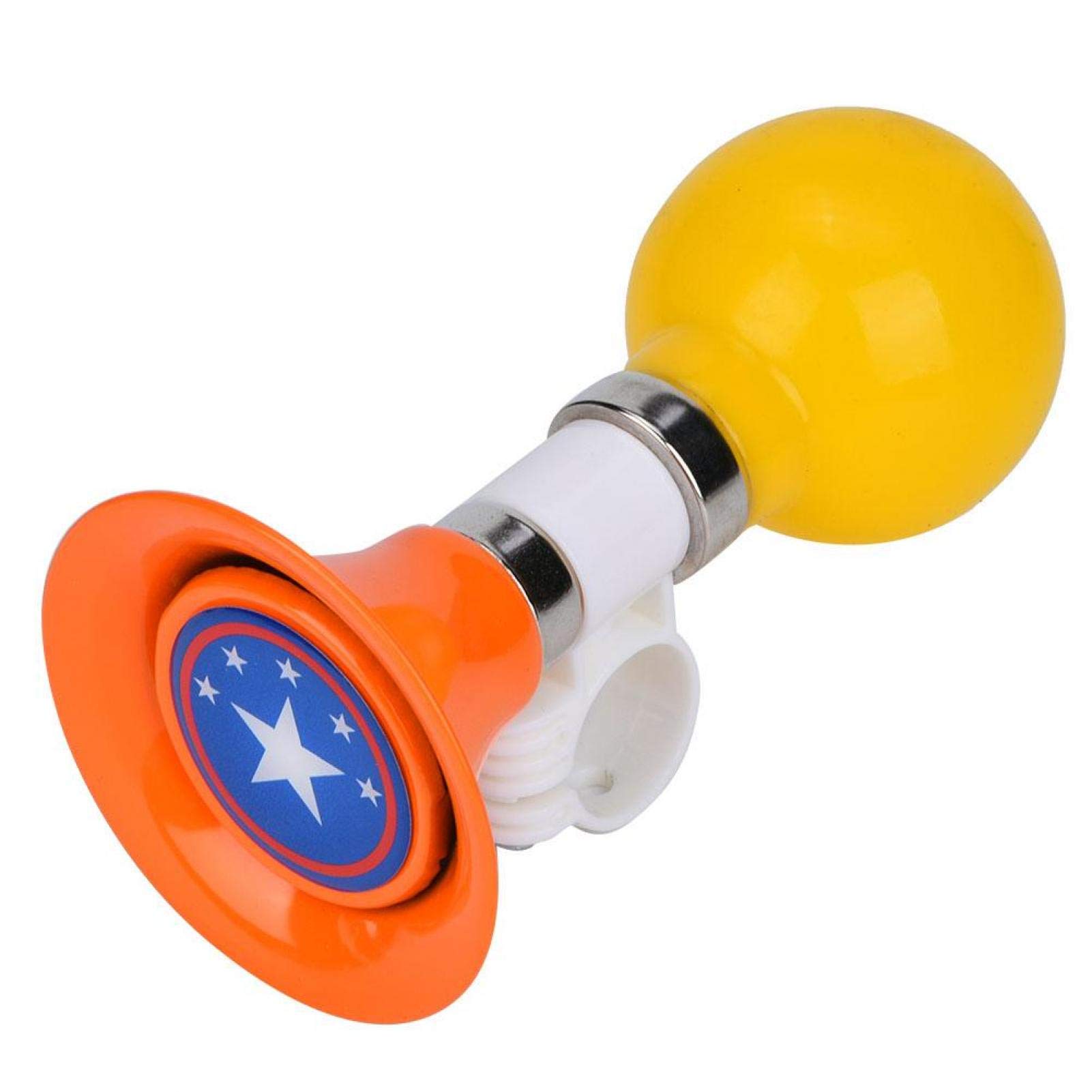 Fyearfly Bicycle Horn Bell, Metal Rubber Loud Children Bicycle Kids Bike Horn Warning Bell for Boys Girls Accessory(Orange)