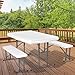 Giantex Table and Benches Set Chair Seat Folding Picnic Patio Garden Outdoor Furniturethumb 2