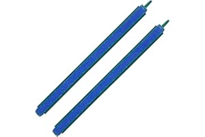 JIH Fish Tank Air Bubble 2-Piece,Release Mineral Air Stone Bar for Aquarium (12 inch 2 Pcs)
