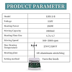 LABHOUSE 300℃/ 572℉ Magnetic Stirrer Hot Plate