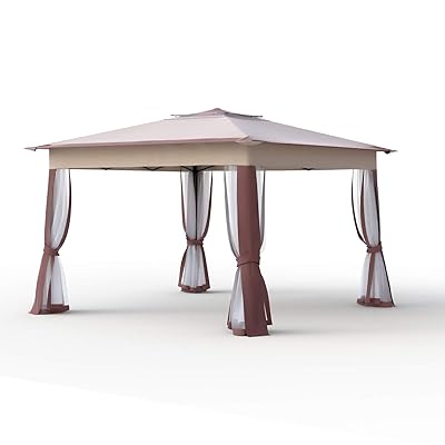 portable gazebo with netting