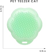 Tangle Teezer Pet Teezer Cat Brush for Cats Short to Medium Hair Green view 7