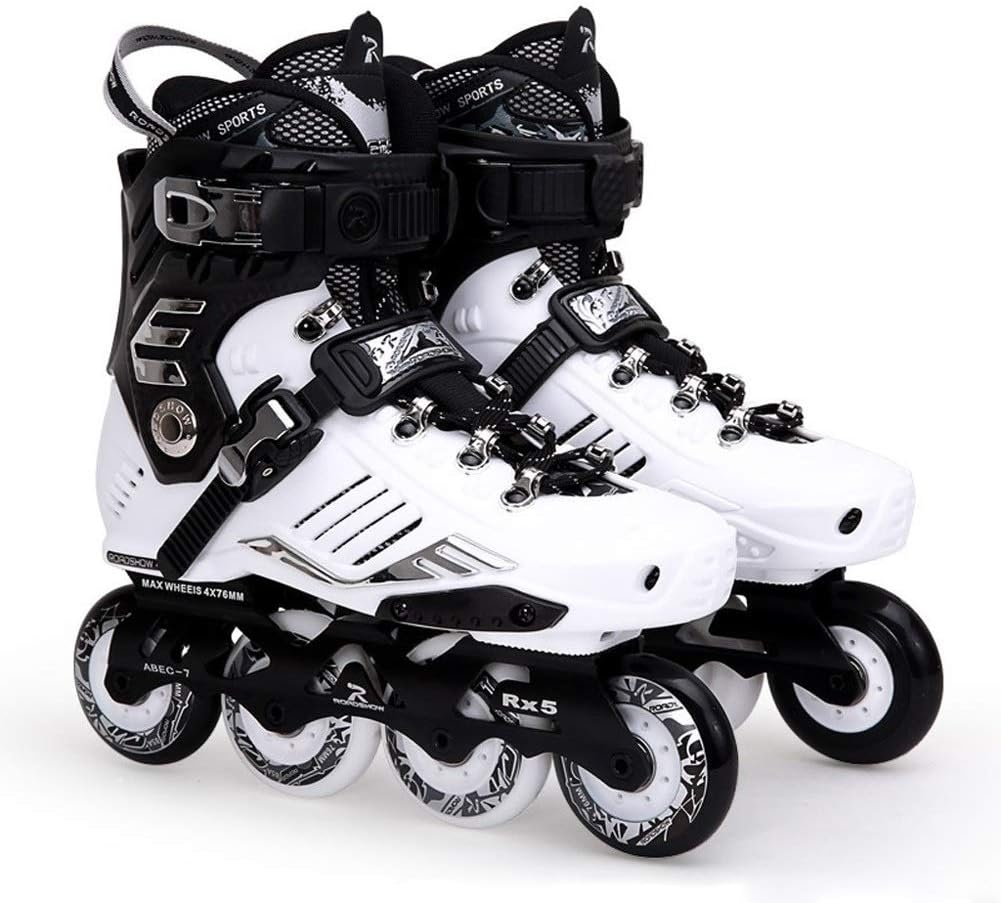 Tiua Inline Skates Outdoor Roller Skates Racing Skates Inline Roller Skating Performance Inline Skates Recreational Inline Skates Inline Skates For Fast Urban Skating Black White