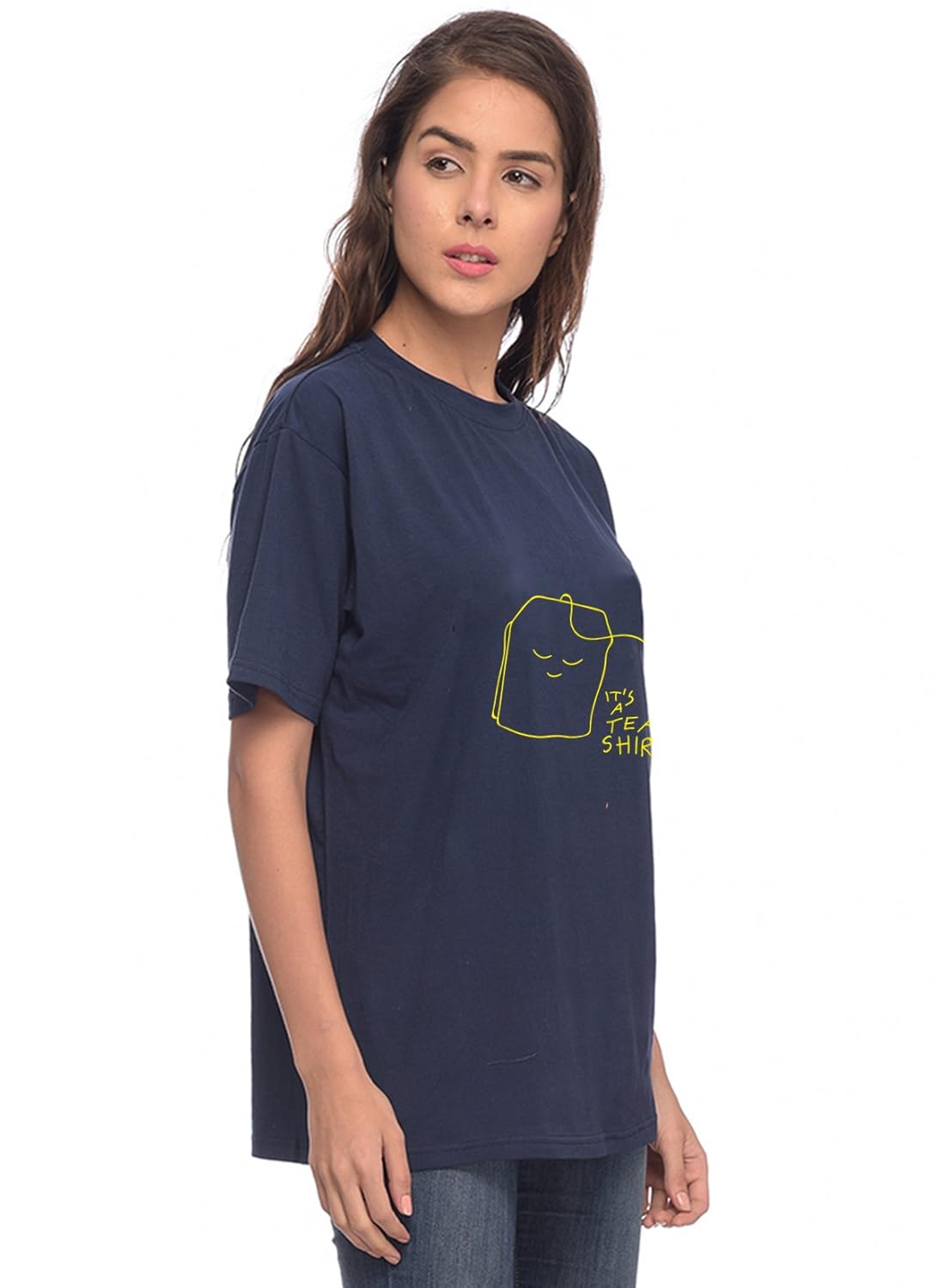 yoloclan its a tea shirt women blue t-shirt