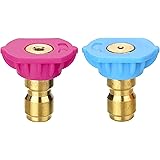 Tool Daily Second Story Quick-Connect Nozzle Kit for Pressure Washer, 4000PSI 1/4 Inch, 2-Pack