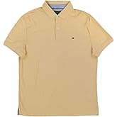 Tommy Hilfiger Mens Custom Fit Interlock Polo Shirt (Small, Fall Yellow)