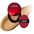 [*Mini Size*] TIRTIR Mask Fit Red Cushion Foundation | Full coverage, Weightless, Skin fit, Satin Glow Finish, Korean Makeup Cushion Foundation (#33W Ginger, 0.15 Fl Oz)