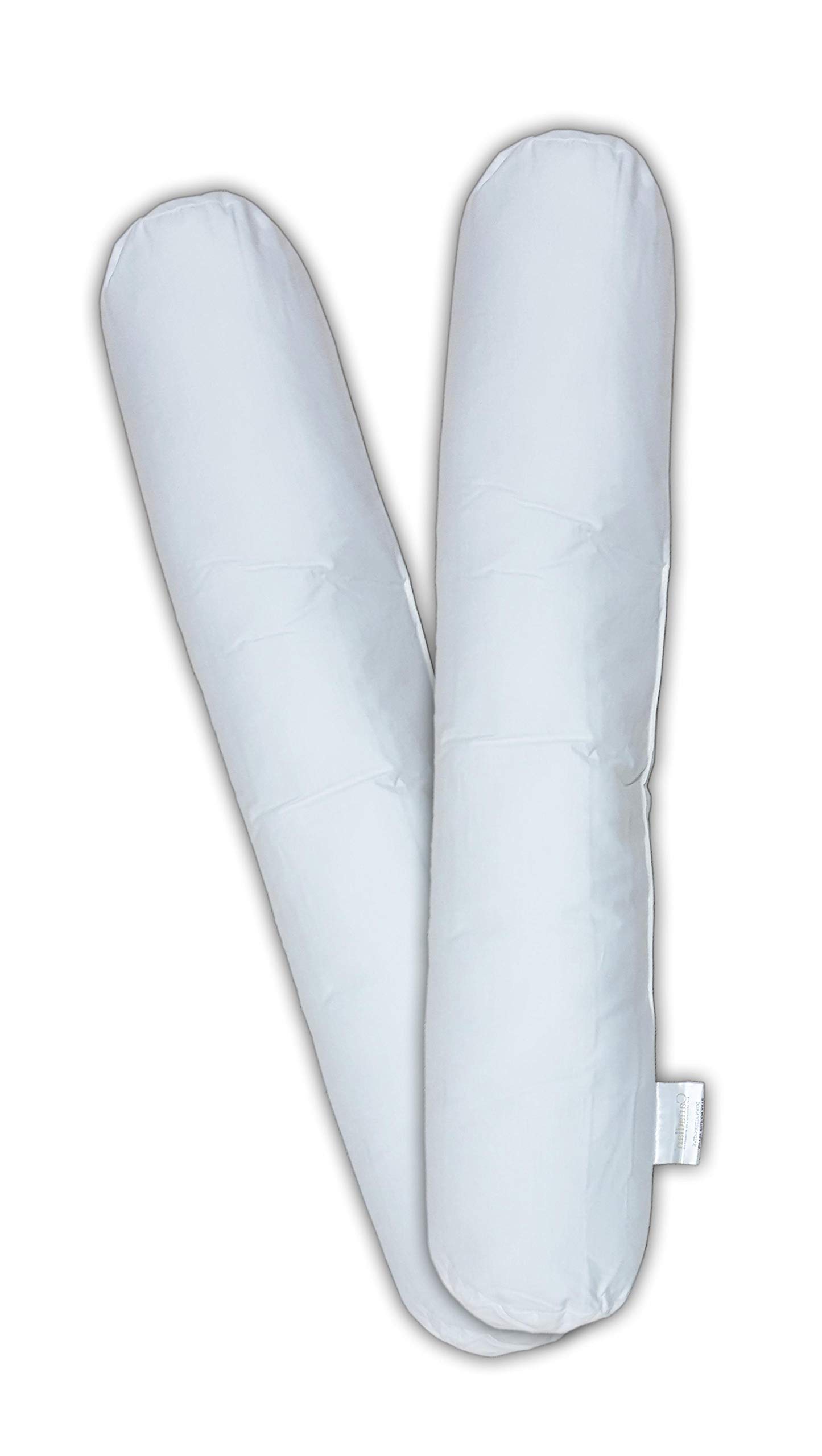 Canadian Down Alternative Baby Bolster Pillow Set Off White
