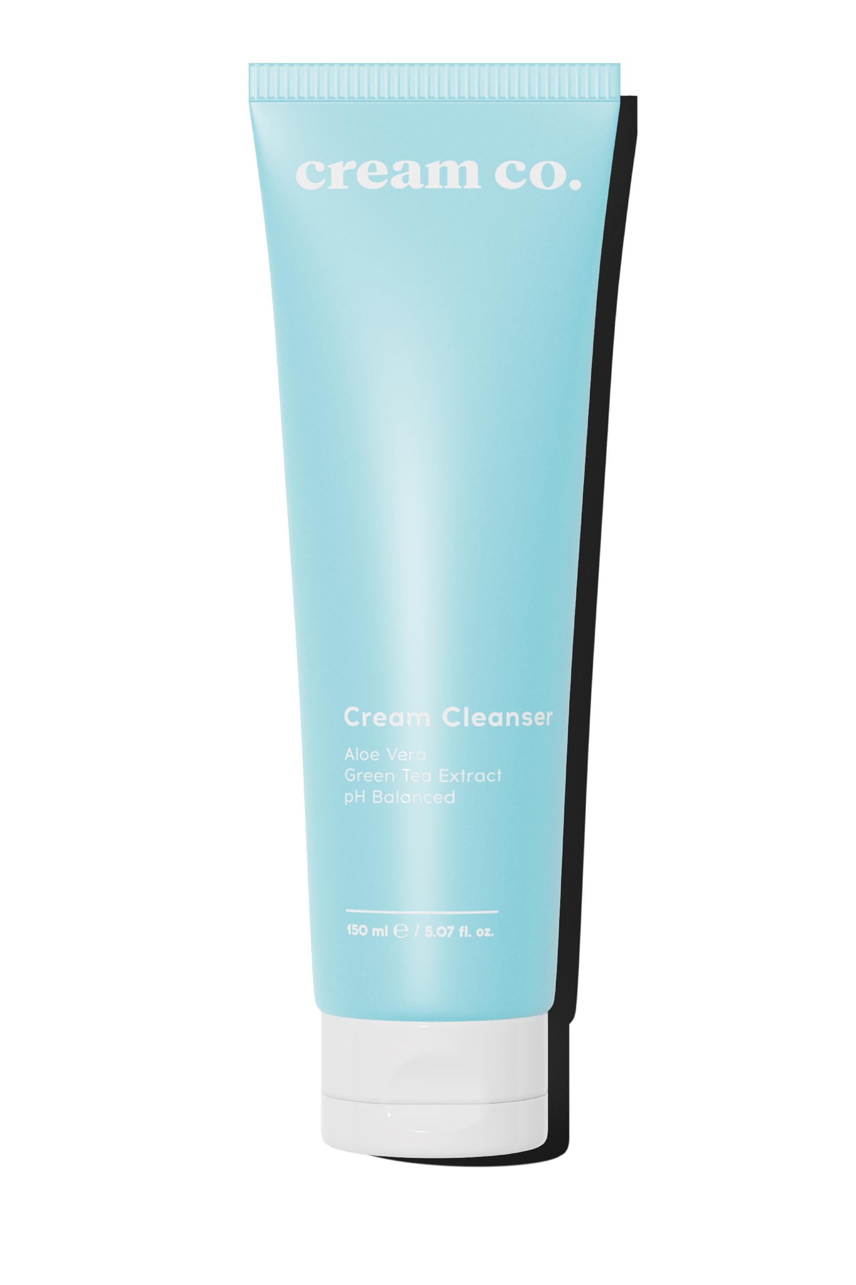 Cream co. 150ml Hydrating Face Cleanser for Women Gentle & Soothing Facial Wash for All Skin, Makeup Remover Cleanser, Cruelty-Free, Purifes Cream for Clean Skin Supports Skin Hydration, Unscented