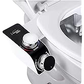 ANALIM Bidet Attachment for Toilet Seat, Non-Electric Bidet Hot and Cold Fresh Water for Frontal & Rear Wash with Self-cleani