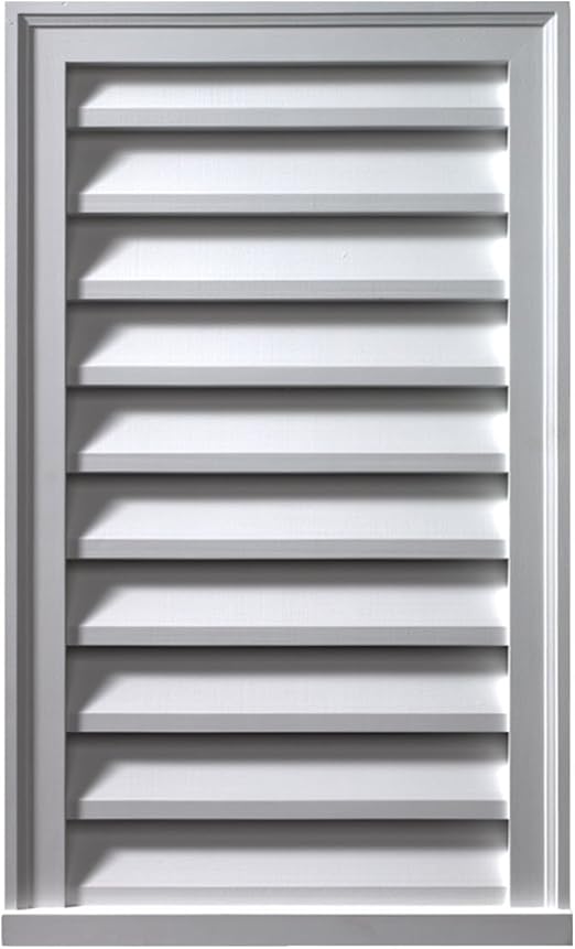 Fypon Lv16x36 16 W X 36 H Decorative Vertical Louver Window