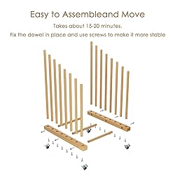 Art Storage Rack with Caster Wheels Art Drying Rack