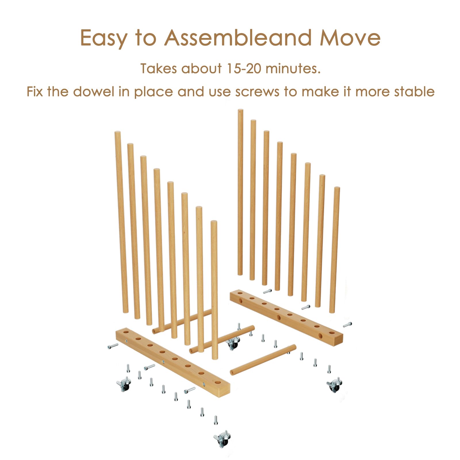 Art Storage Rack with Caster Wheels Art Drying Rack Wood Storage Stand for Canvas Storage, Drawing Board Storage Rack, Printed Matter, Paper Pad for Art Studio, Gallery, Artworks