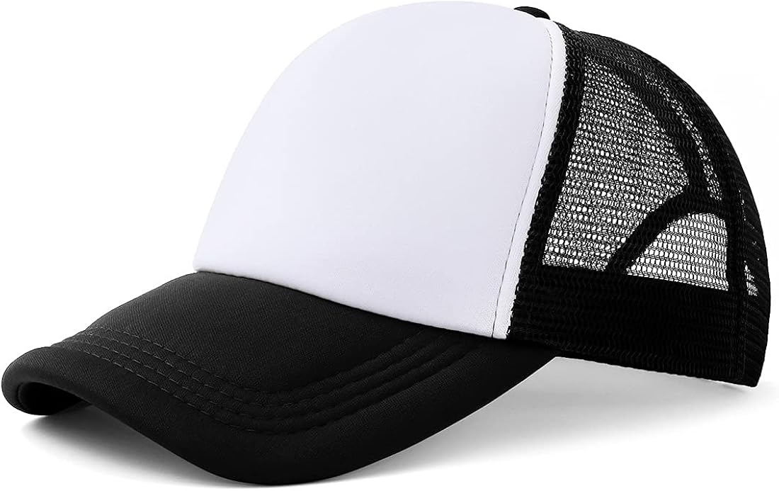 CALCA 10Pcs Camouflage Sublimation Hat Colorful Polyester Mesh Cap